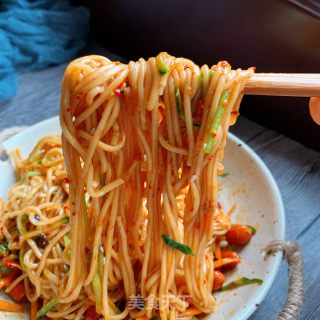 Hot and Sour Cold Noodles recipe