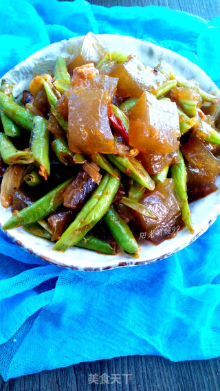 Stir-fried String Bean Jelly recipe
