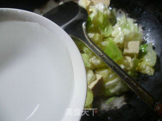 Shrimp and Cabbage Frozen Tofu recipe