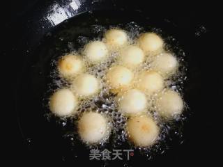 Fried Mango Yam Balls recipe