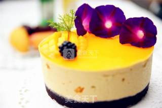 #aca烤明星大赛#mango Mousse Cake recipe