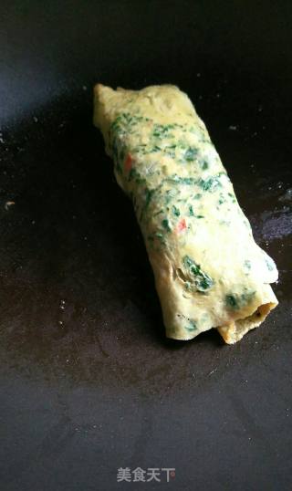 Celery Leaf Millet Pepper Thick Egg Stew recipe