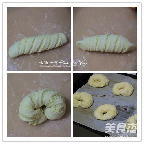 Coconut Flower Roll Bun recipe