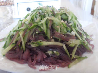 Cold Purple Sweet Potato Noodles recipe
