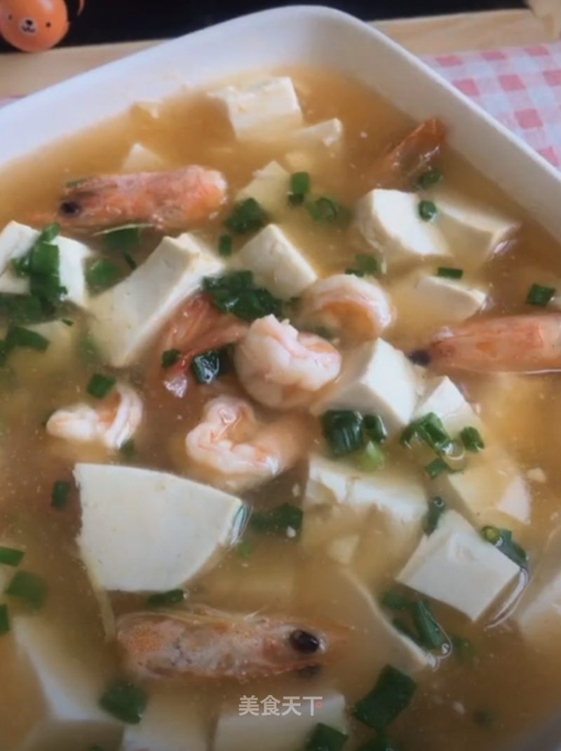 Shrimp Tofu Soup recipe