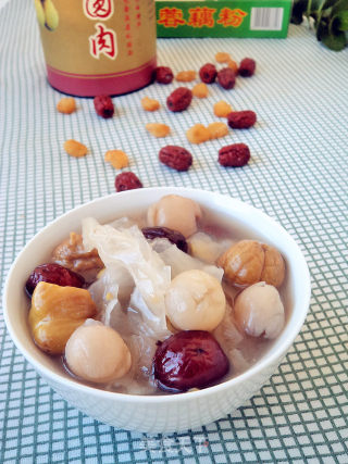 Chestnut Longan and Tremella Soup recipe