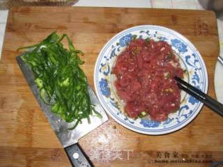 Stir-fried Shredded Beef with Green Pepper recipe