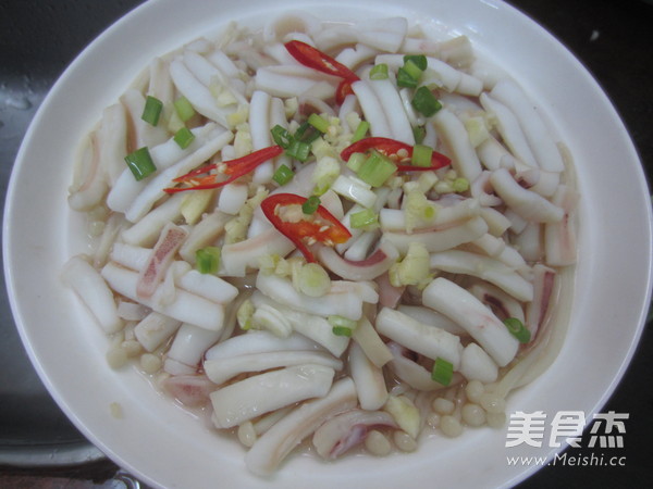 Steamed Squid recipe