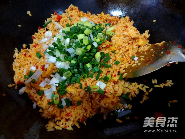 Chili Egg Fried Rice recipe