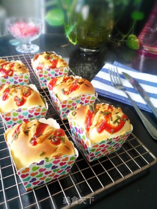 Fish Floss Cheese Paper Cup Bread recipe