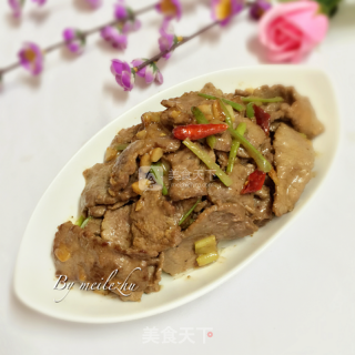 Stir-fried Beef with Green Onions recipe