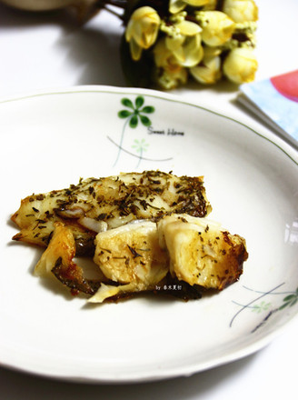 Grilled Cod with Italian Herbs