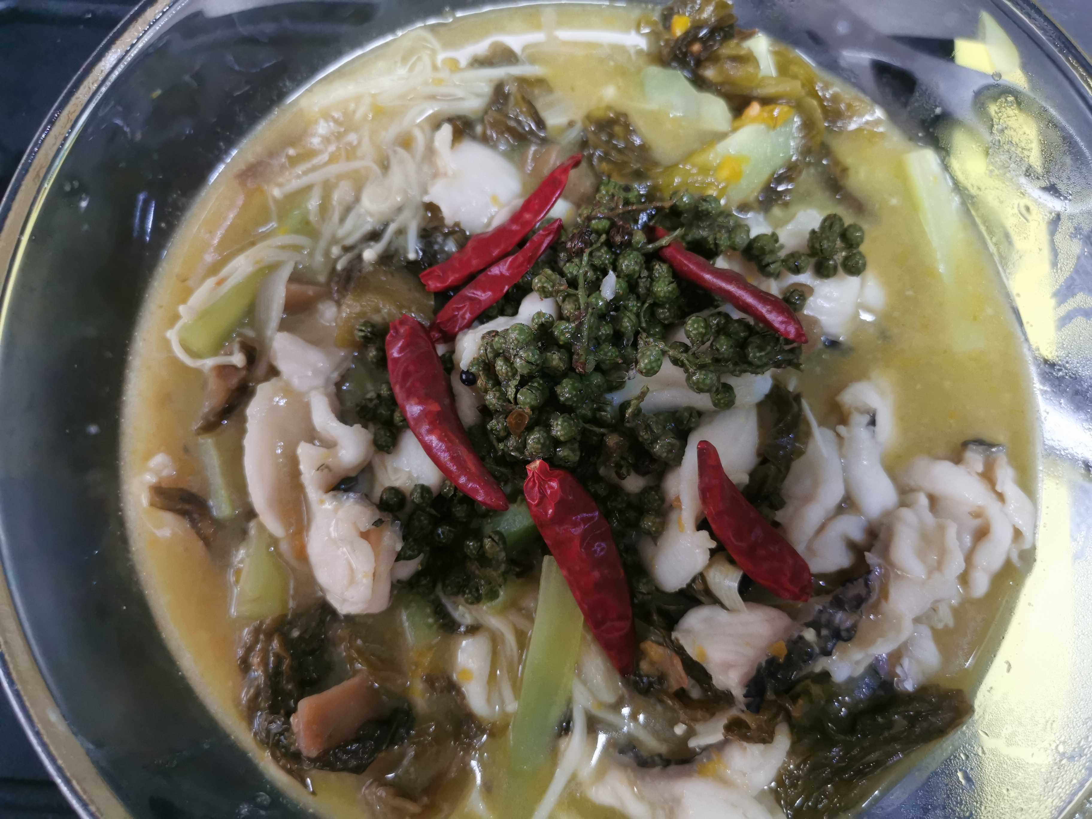 Innovative Pickled Fish with Two Bowls of Rice recipe