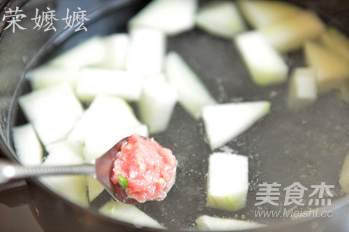 Winter Melon Meatball Soup recipe