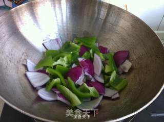 Tofu with Green Peppers and Green Onions recipe