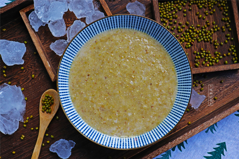 Iced Mung Bean Paste recipe