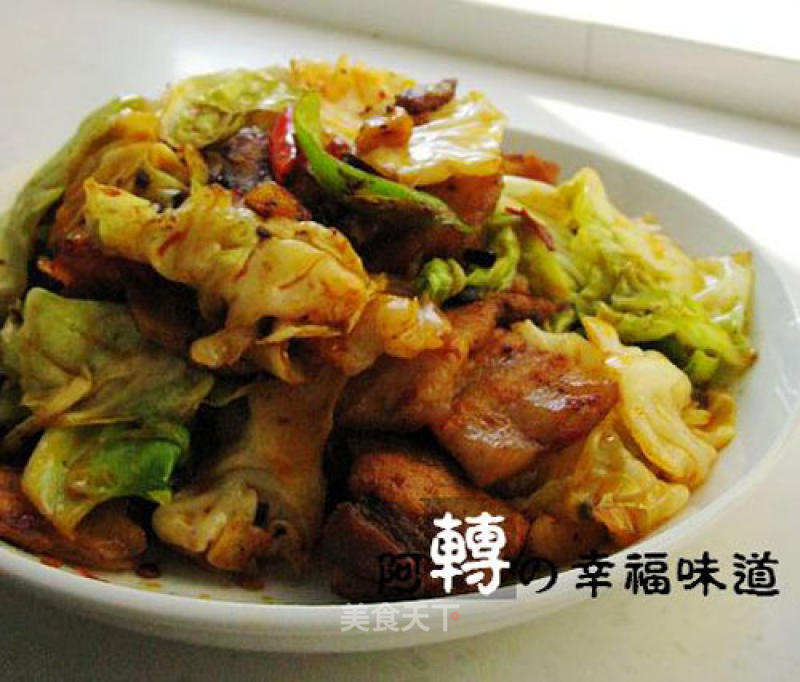 Cabbage Twice-cooked Pork recipe