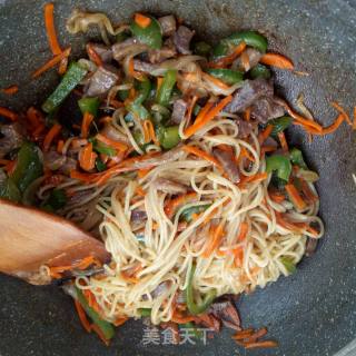 Black Pepper Steak Pasta recipe