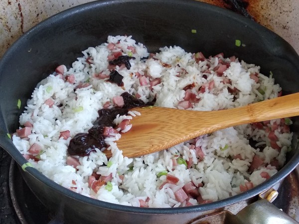 Sesame Egg Fried Rice recipe