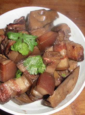 Roasted Pork with Fresh Lotus Root recipe