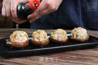 Steamed Shrimp Balls with Shiitake Mushrooms recipe