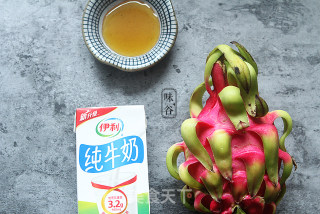 Dragon Fruit Milk Juice recipe