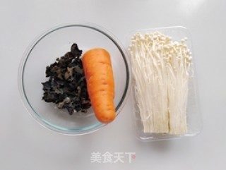 Enoki Mushroom Mixed with Black Fungus recipe