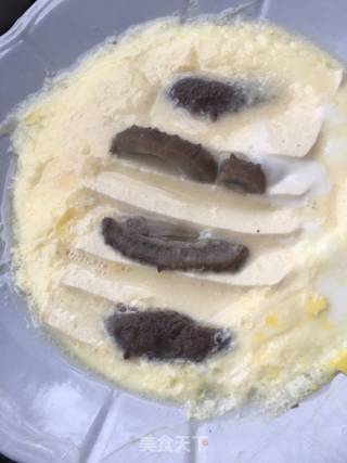 Steamed Egg with Tofu and Sea Cucumber recipe