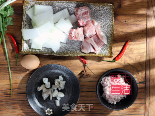 Pork Ribs and Winter Melon Meatball Soup recipe