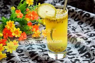 Passion Fruit Lime Honey Drink recipe