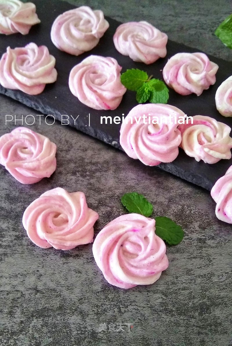 Rose Flower Meringue