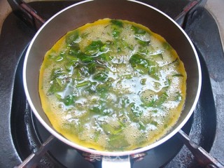 Spring Food Wild Vegetables-toon Quiche recipe