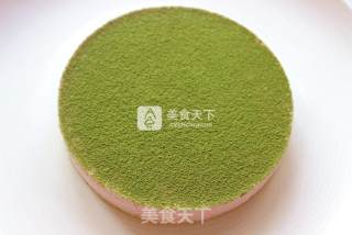 #aca烤明星大赛# Cherry Matcha Mousse recipe