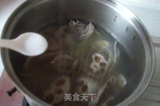 Quail Lotus Root Soup recipe