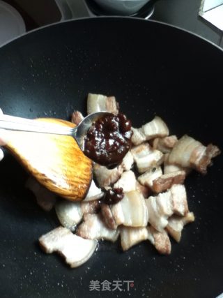 Pleurotus Eryngii Twice-cooked Pork recipe