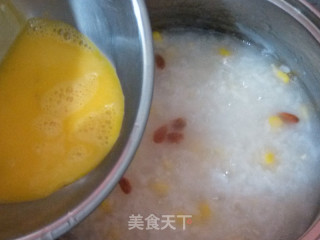 Corn Egg Porridge recipe