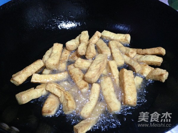 Fish-flavored Crispy Tofu recipe