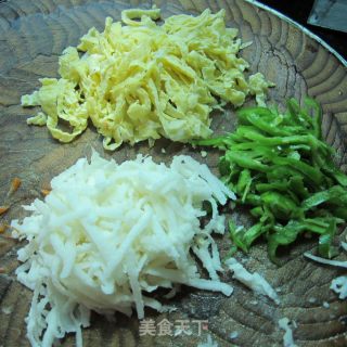 Cold Potato Egg Shreds recipe