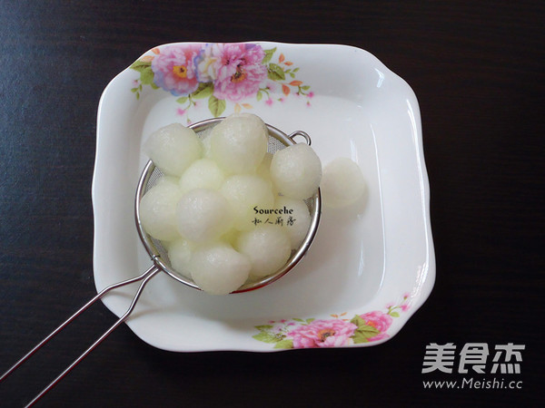 Blackcurrant Winter Melon Balls recipe