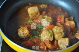 Stuffed Tofu with Tomato Sauce recipe