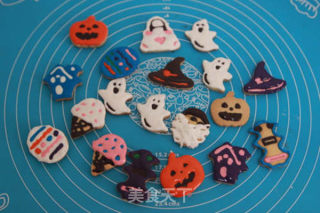 [tomato Recipe] Halloween Crazy Party Series-halloween Painted Cookies recipe