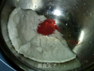 Red Yeast Rice Cake with Mashed Yam recipe