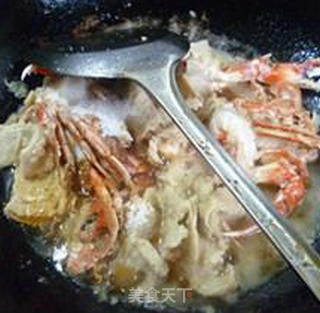 Fried Crab with Gluten recipe