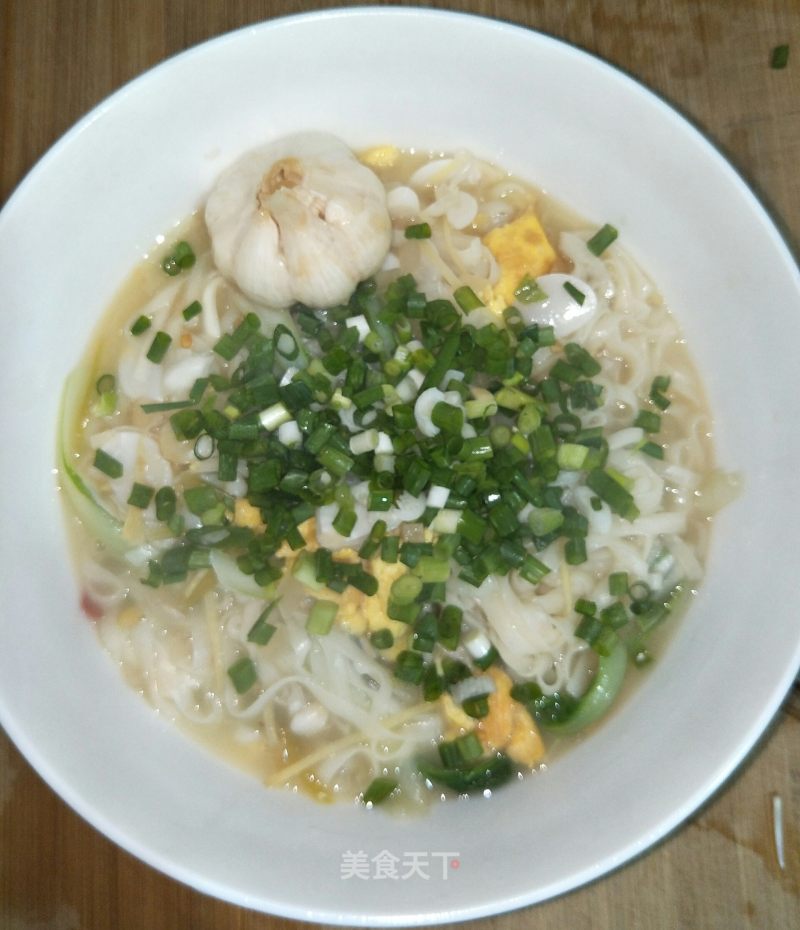 Kimchi Egg Noodles recipe
