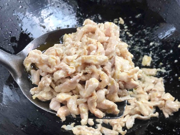 Stir-fried Shredded Pork with Rice White recipe