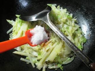 Stir-fried Potatoes with Cabbage recipe