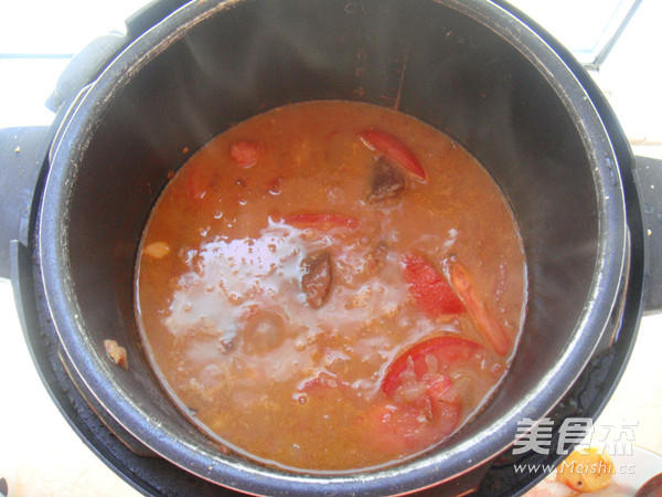 Stewed Beef Tendon with Tomato recipe