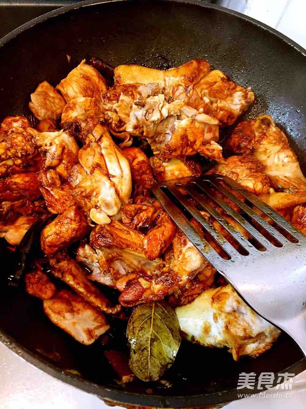 Chicken Stewed with Mushrooms recipe