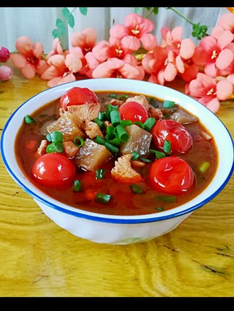 Cherry Tomato Chicken Soup