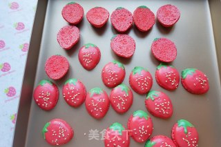 #四session Baking Contest and is Love to Eat Festival#french Strawberry Macarons recipe